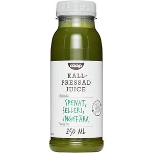 Coop Juice Kallpressad Spenat