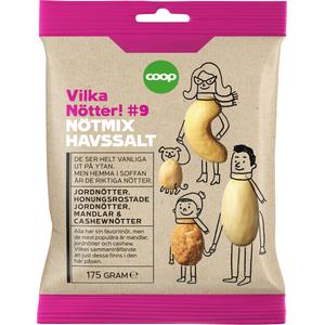 Coop Nötmix Havssalt