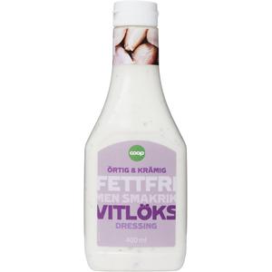 Coop Dressing Vitlök Fettfri