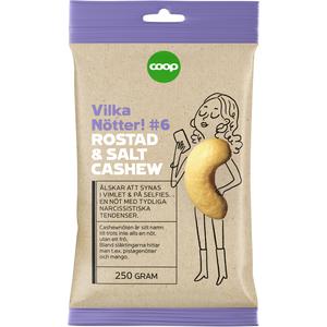 Coop Cashewnötter Rostade & Saltade