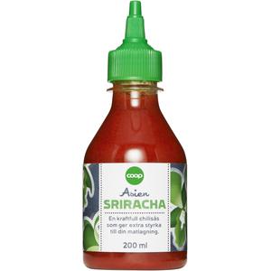 Coop Sriracha hot chili sauce
