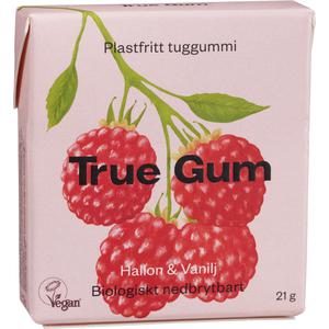 True Gum Tuggummi Raspberry & Vanilla