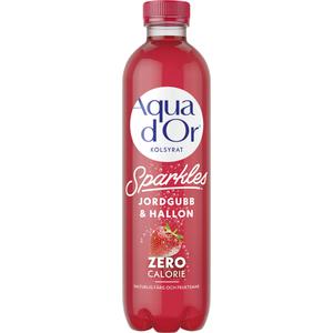 Aqua d'Or Sockerfri Läsk Jordgubb &Hallon