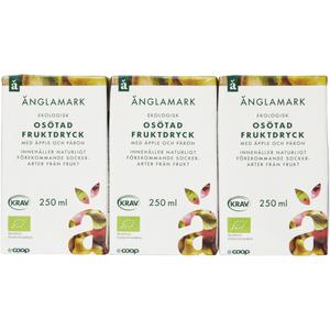 Änglamark Fruktdryck Äpple & Päron 3-pack