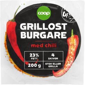 Coop Grillostburgare Chili