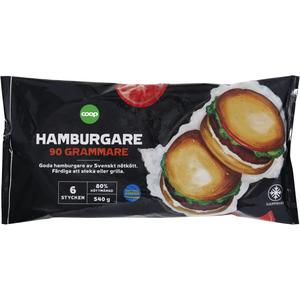 Coop Hamburgare 6-pack