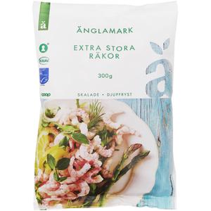 Änglamark Extra Stora Räkor Skalade