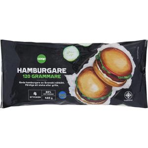 Coop Hamburgare 4-pack