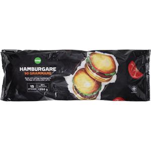 Coop Hamburgare 15x90G