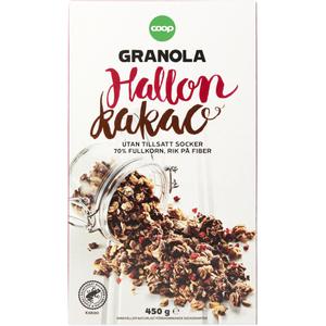 Coop Granola Hallon & Kakao