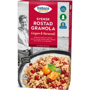 Frebaco Kvarn Svensk Granola Lingon & Karamell