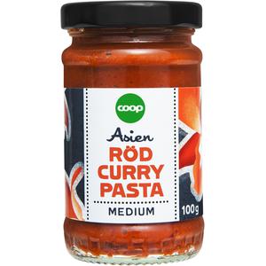 Coop Röd Currypasta Medium