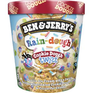 Ben & Jerry's Glass Rain-dough Cookie Dough Twist