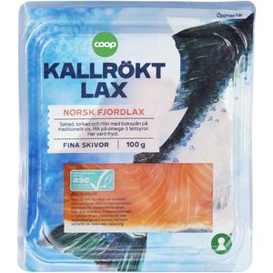 Coop Kallrökt Lax I Skivor