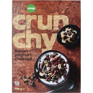 Coop Chrunchy Bananyoghurt/ Choklad
