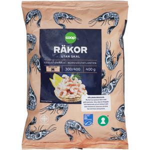 Coop Räkor Skalade M 300-400