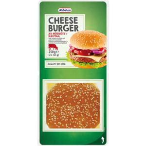 Abbelen Cheeseburgare av notkott