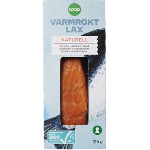 Coop Varmrökt Lax Naturell