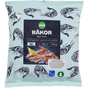 Coop Räkor Med Skal 50/70
