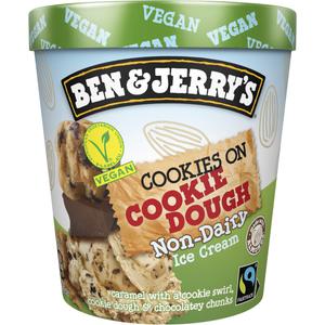 Ben & Jerry's Glass Cookies on Cookie Dough