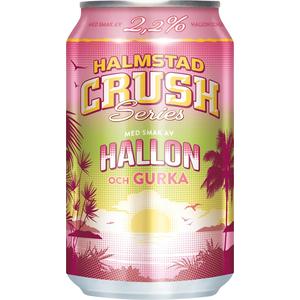 Halmstad Crush Blanddryck Hallon & Gurka 2,2%
