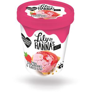 Lily & Hannas Glass Strawberry & Cheese Cake