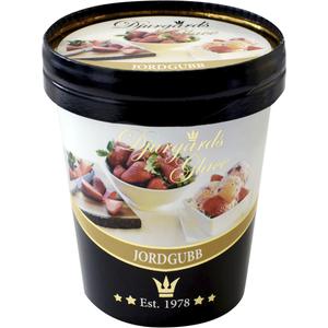 Djurgårds Glace Gräddglass Jordgubb