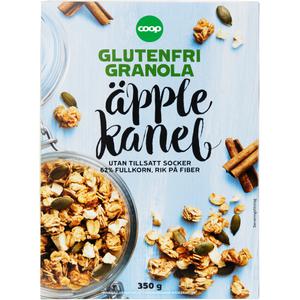 Coop Glutenfri Granola Äpple &Kanel