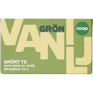 Coop Grönt Te Vanilj