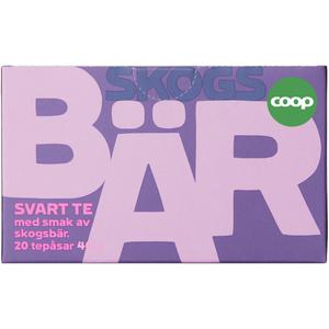 Coop Svart Te Skogsbär