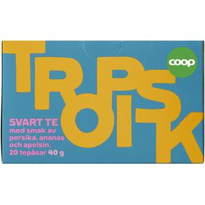 Coop Svart Te Tropisk