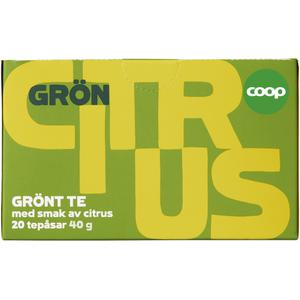 Coop Grönt Te Citrus