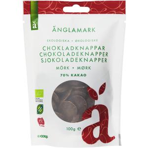 Änglamark Chokladknappar Mörka