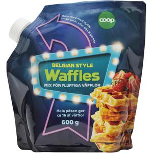Coop Bakmix Belgiska Våfflor