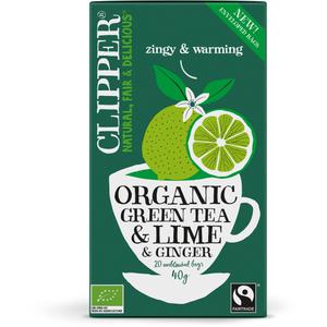 Clipper Organic Green Tea Lime & Ginger