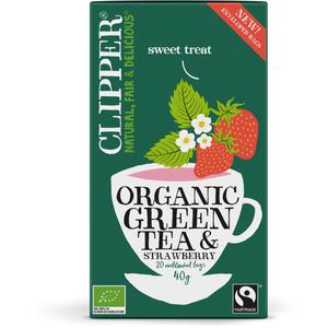 Clipper Organic Green Tea Strawberry