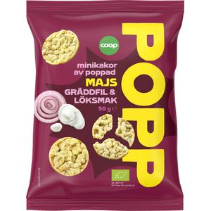 Coop Minimajskakor Gräddfil & Löksmak
