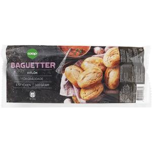 Coop Vitlöksbaguette 6-pack