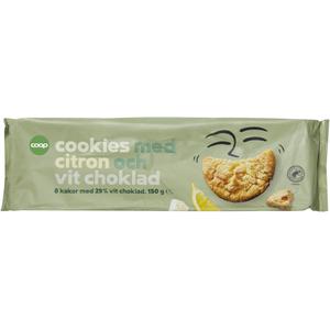 Coop Cookies Vit Choklad & Citron