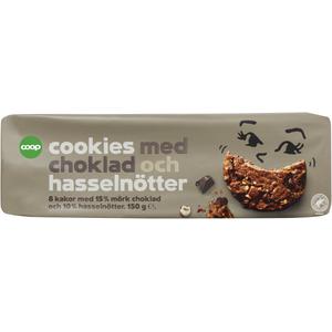 Coop Cookies Choklad och Hasselnötter