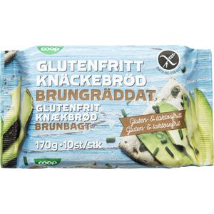 Coop Glutenfritt Knäckebröd Brungräddat