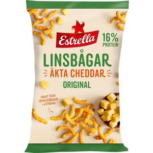 Estrella Linsbågar Äkta Cheddar 125g