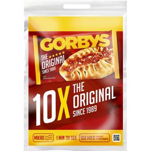 Gorbys Pirog Original 10-pack Fryst 1400g
