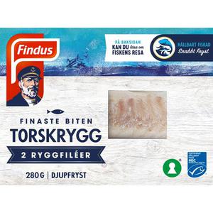 Findus Torskrygg Fryst MSC 280g