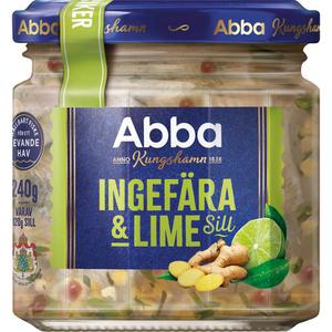 Abba Sill Ingefära Lime 240g