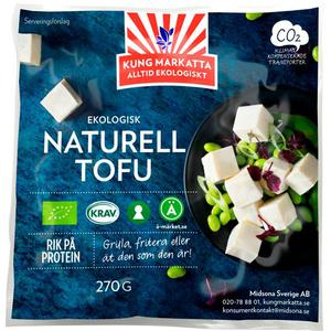 Kung Markatta Tofu Naturell KRAV 270g
