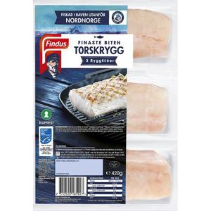 Findus Torskryggfilé Fryst MSC 420g