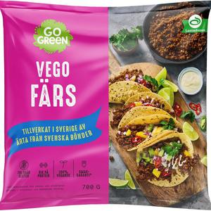 GoGreen Vegofärs Ärta Fryst 700g Gogreen