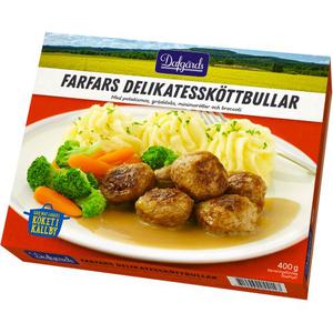 Dafgårds Farfars Delikatessköttbullar Fryst 400g