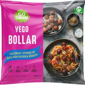 GoGreen Vegoboll Ärta Fryst 300g Gogreen